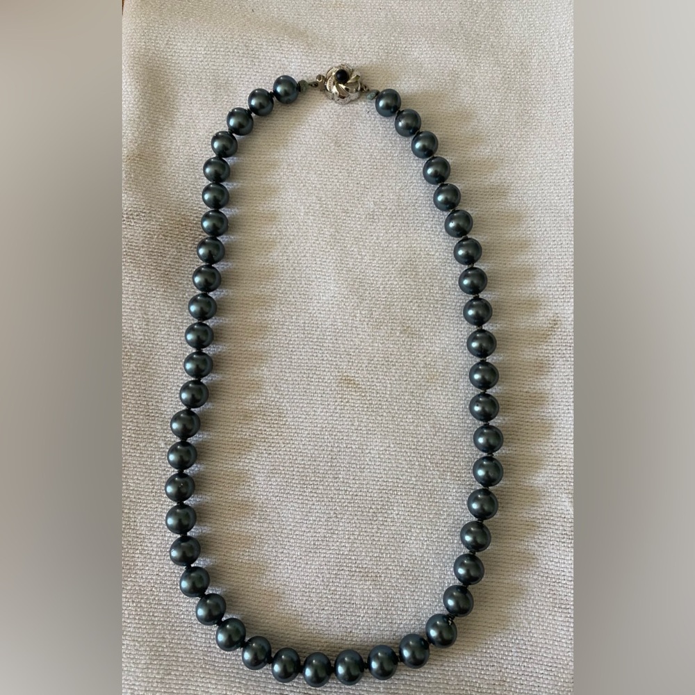 Vintage Black Pearls 
Classy 16” length